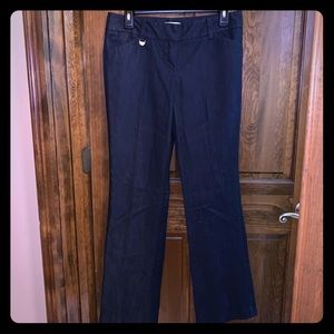New York & Company Dark Denim Stretch Slacks